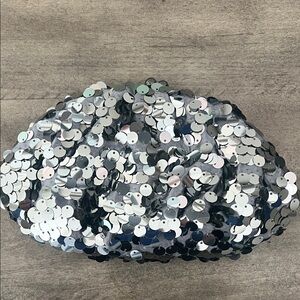 BCBGMaxAzria Sophisticated Black and silver Handbag